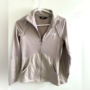 Gray/Tan Northface Zip up.